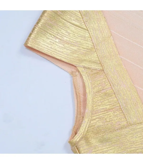 Abito gold shades monospalla