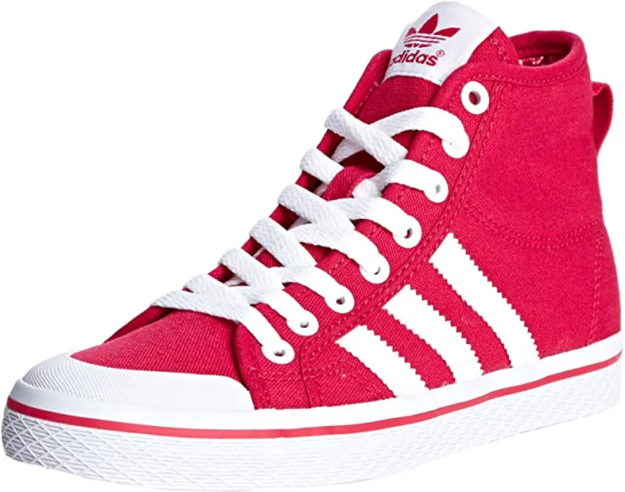 Adidas Originals high-top canvas sneakers for adults Honey Stripes Mid W D65881 red