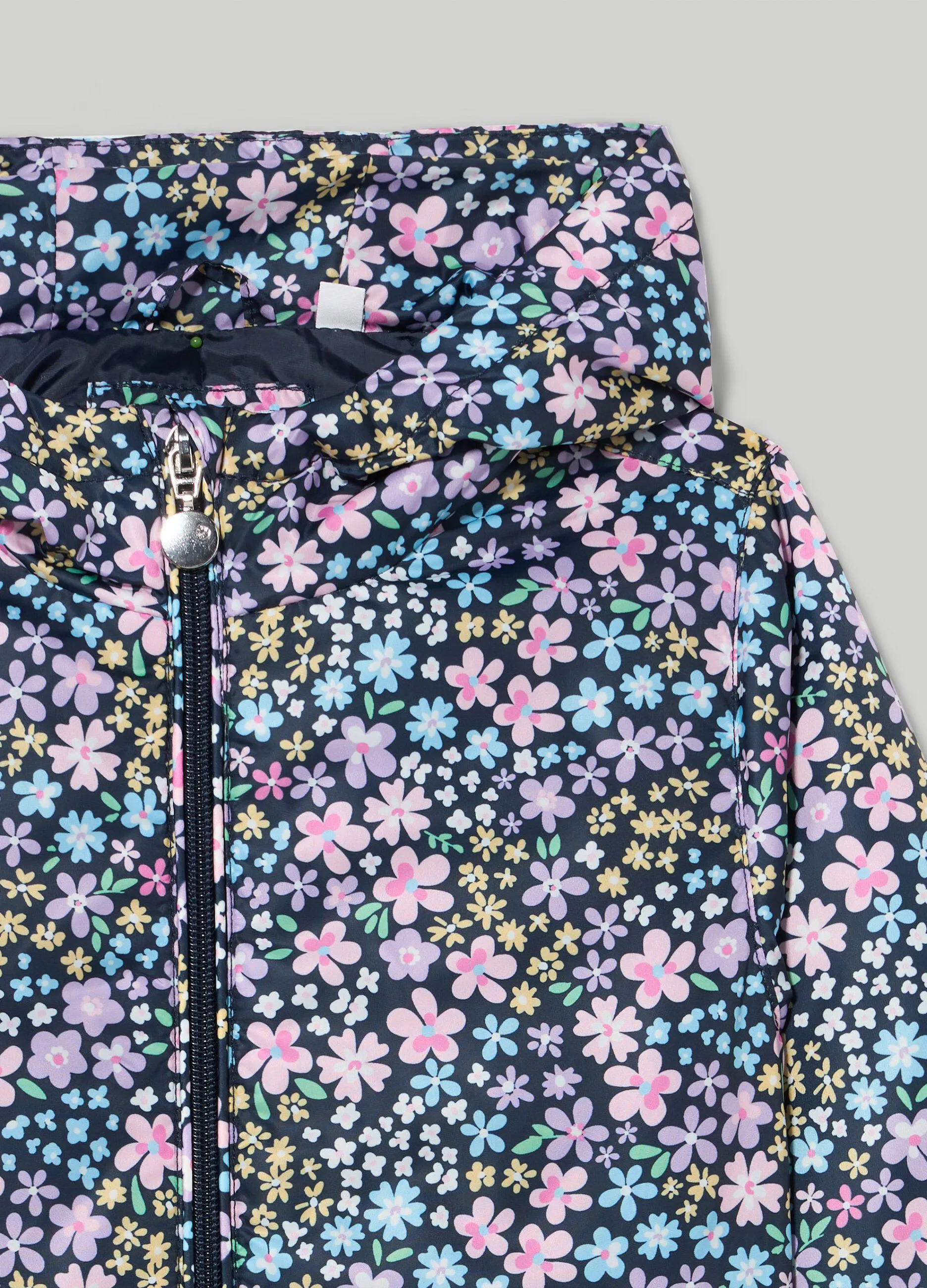 BLUKIDS  Giubbino in nylon con stampa all over bambina
