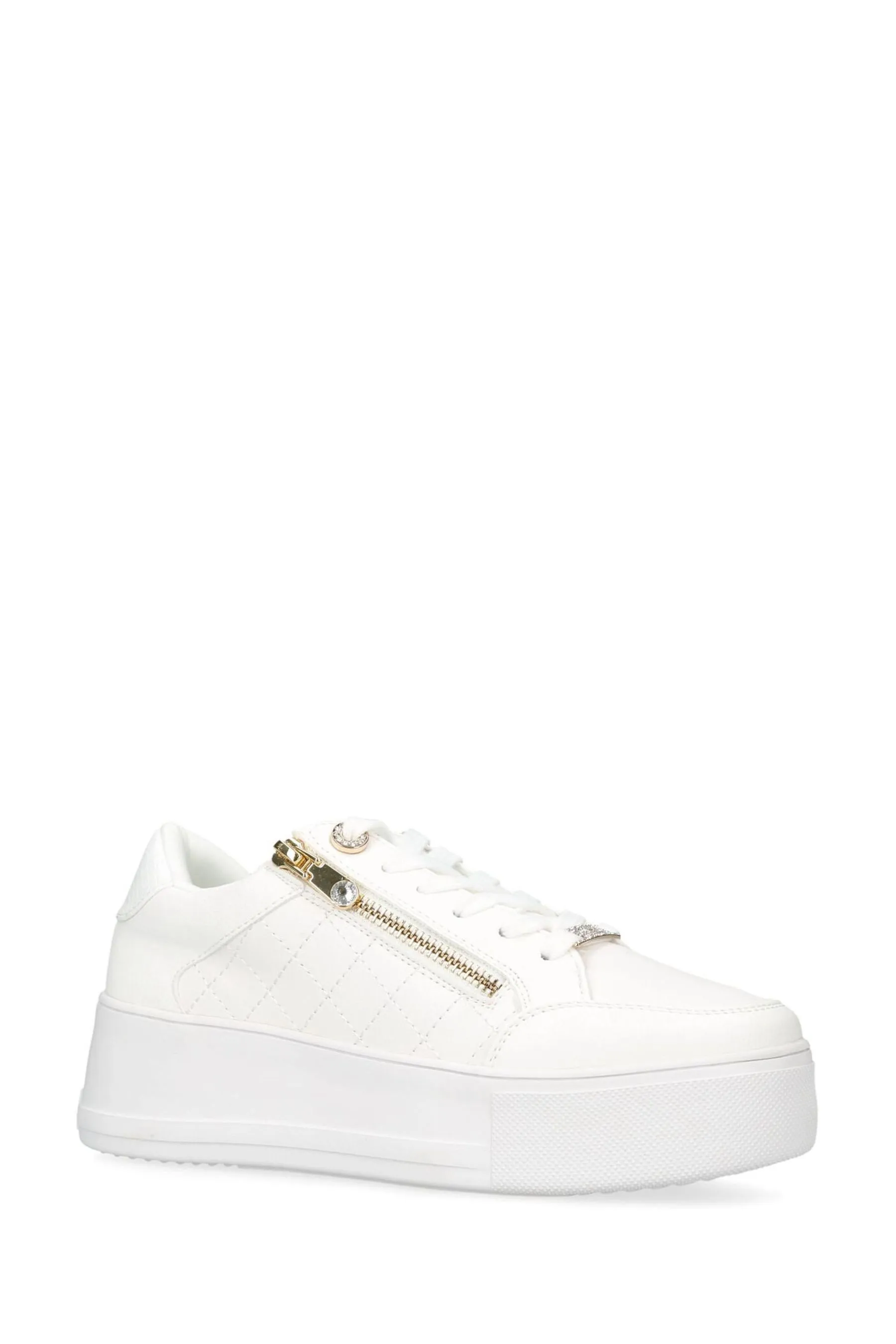 Carvela Jive - Scarpe da ginnastica trapuntate con zip    