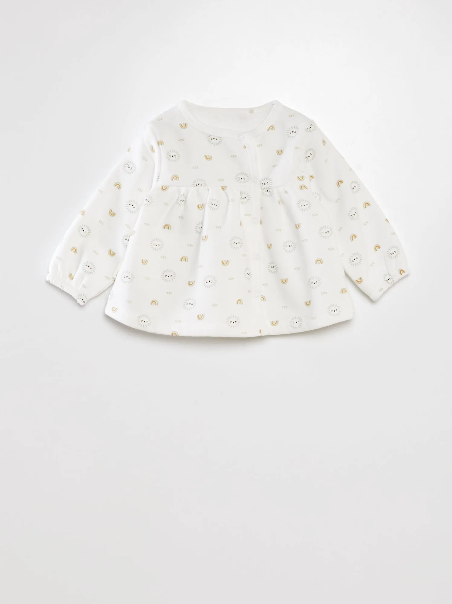 Completo vestito + leggings + fascia 'Petit Béguin' - BEIGE