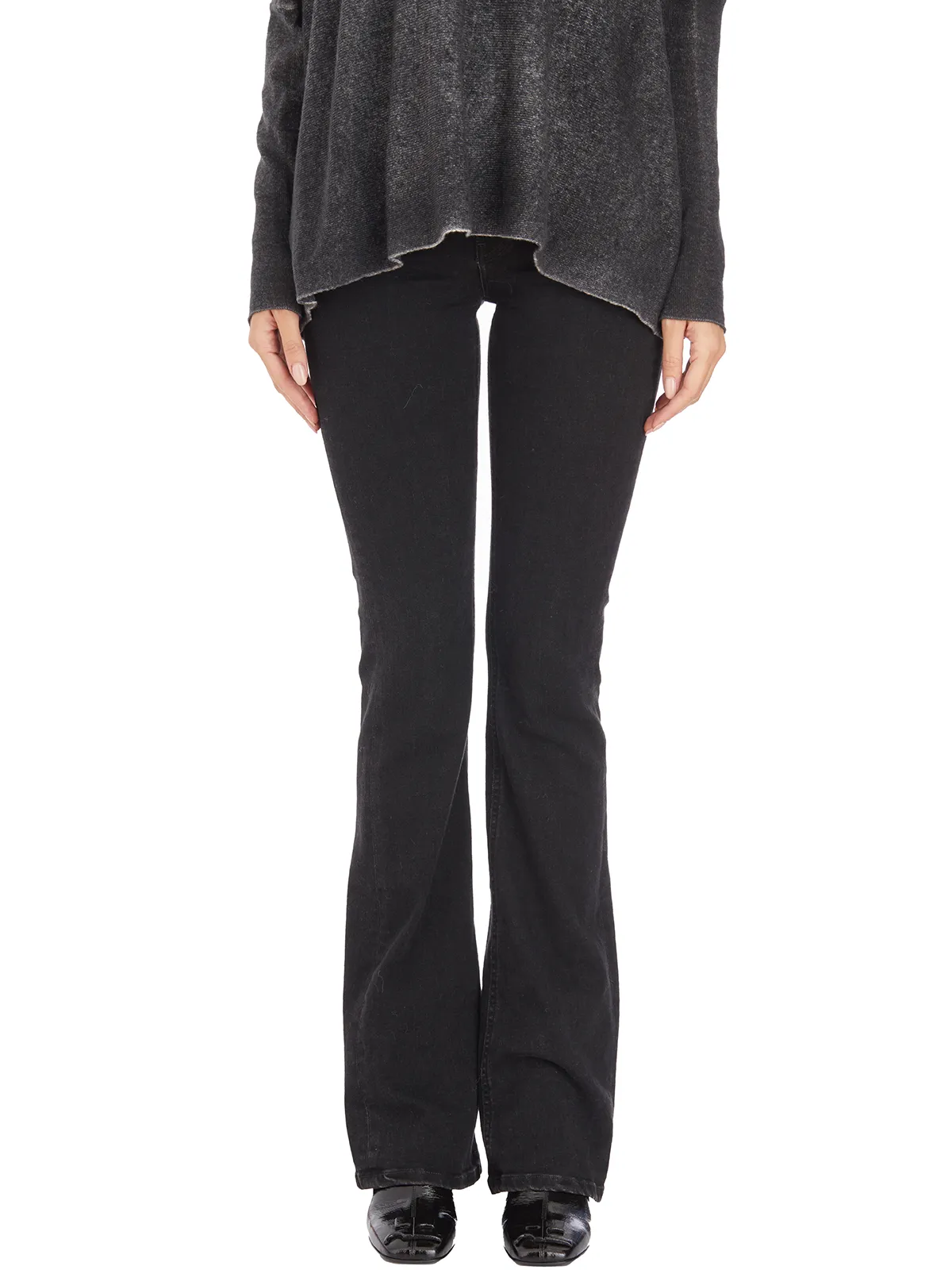 DONDUP  PANTALONI NEWLOLA BORCHIE 