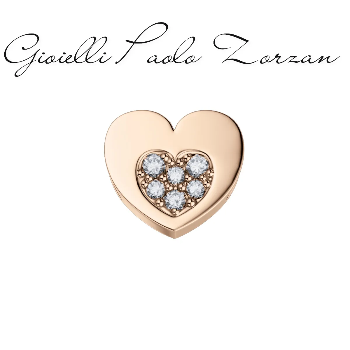 Elements Cuore Nel Cuore in oro rosa e diamanti DCHF9154.002