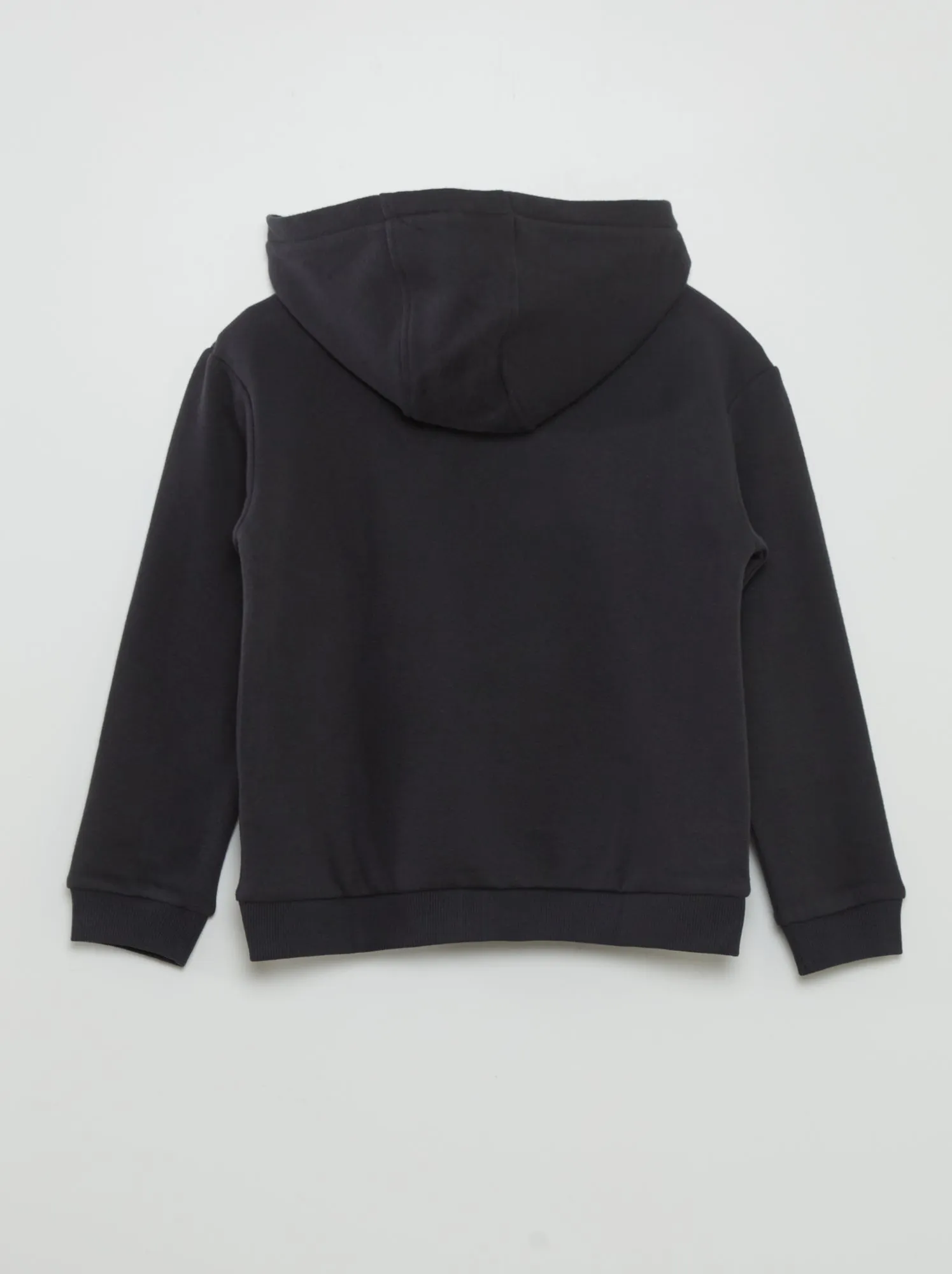 Felpa con zip e cappuccio - GRIGIO