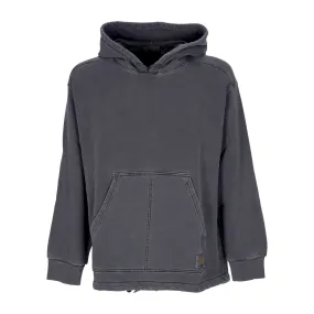 Felpa Leggera Cappuccio Uomo Hooded Arling Sweatshirt Black Garment Dyed