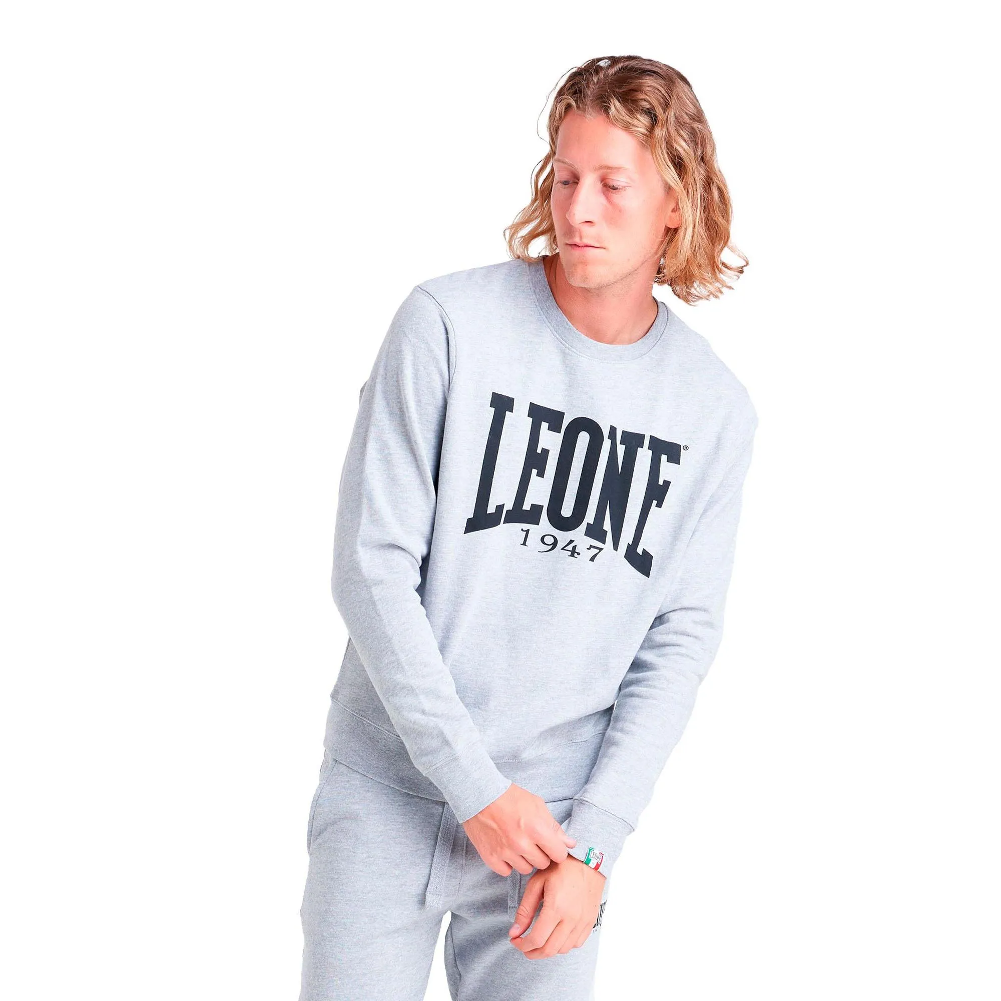 Felpa uomo girocollo Basic Big Logo