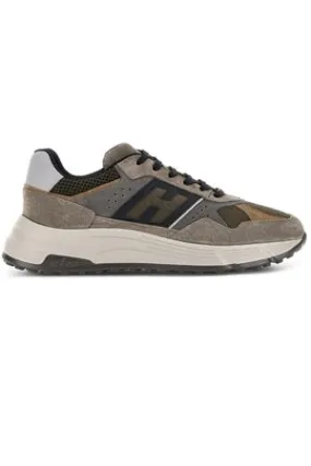 HOGAN Calzature,Sneakers sneakers in pelle marrone 