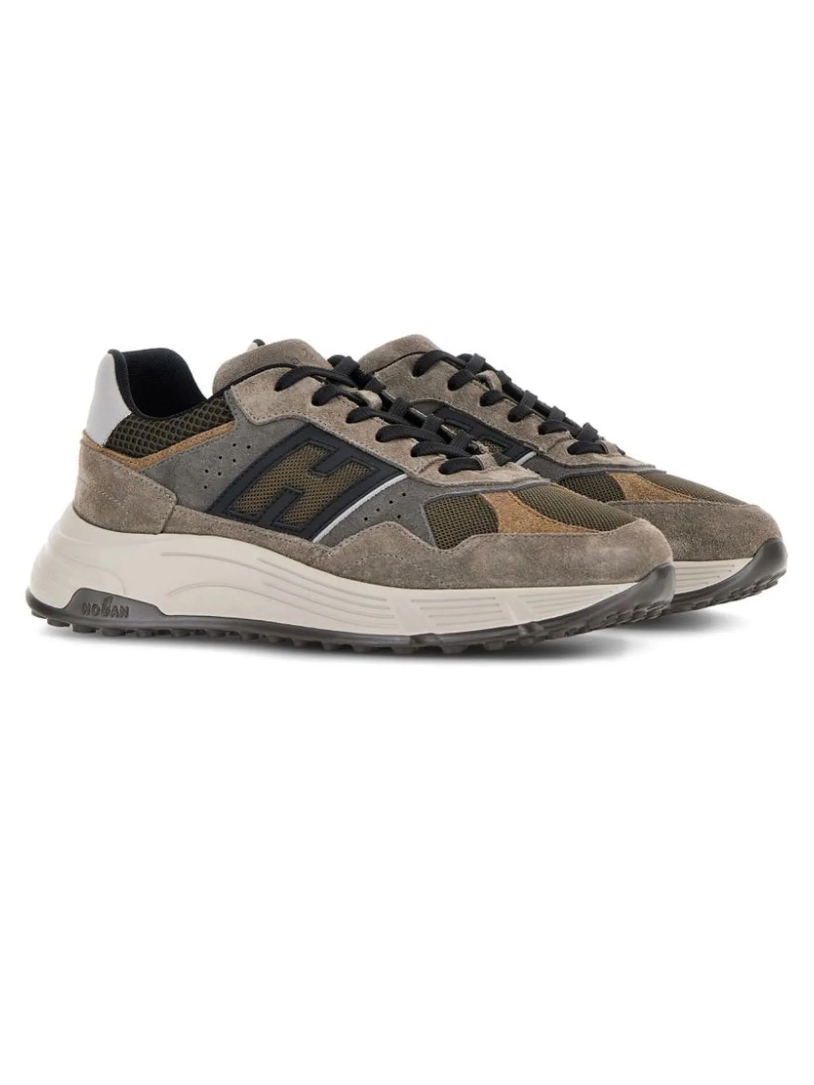 HOGAN Calzature,Sneakers sneakers in pelle marrone 