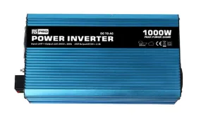 Inverter di potenza RS PRO, ingresso 24V, uscita 230V, 8.7A, 1000W, connettore Universale
