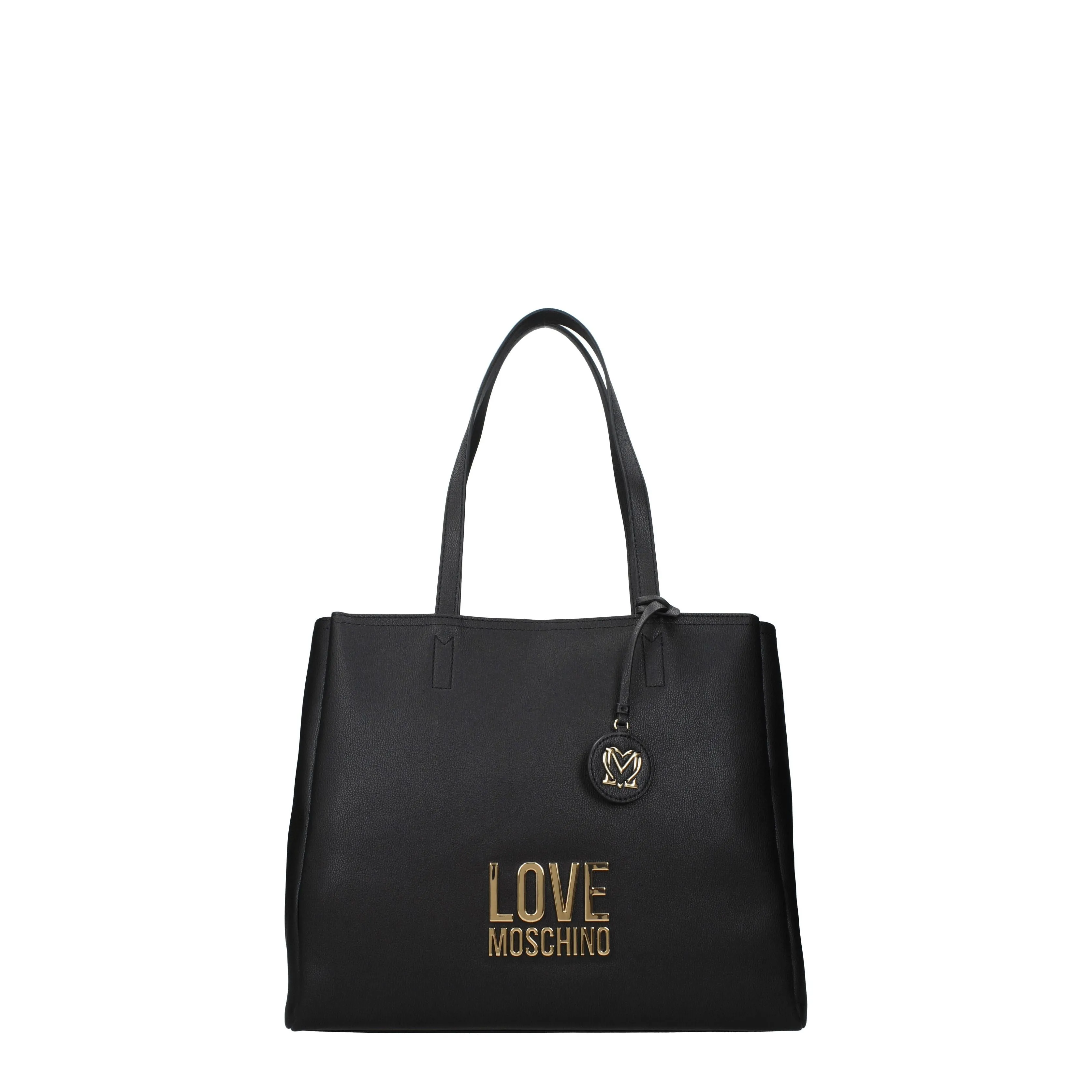 Love Moschino Borse a Spalla Donna Poliuretano Nero