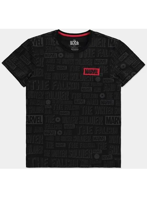 Maglietta Marvel logo comics da uomo