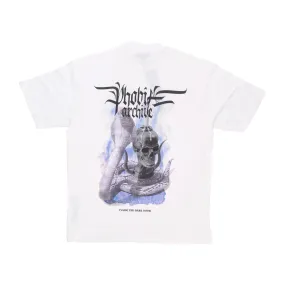 Maglietta Uomo Fiery Cobra Print Tee White/purple