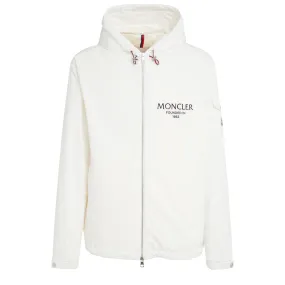 MONCLER  Giubbino Granero in tessuto bianco