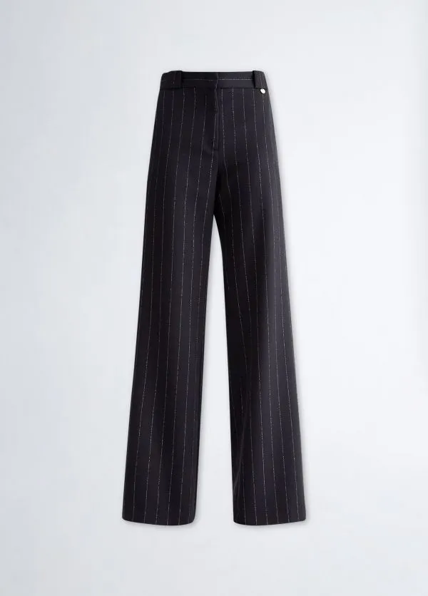 Pantalone palazzo gessato liu jo