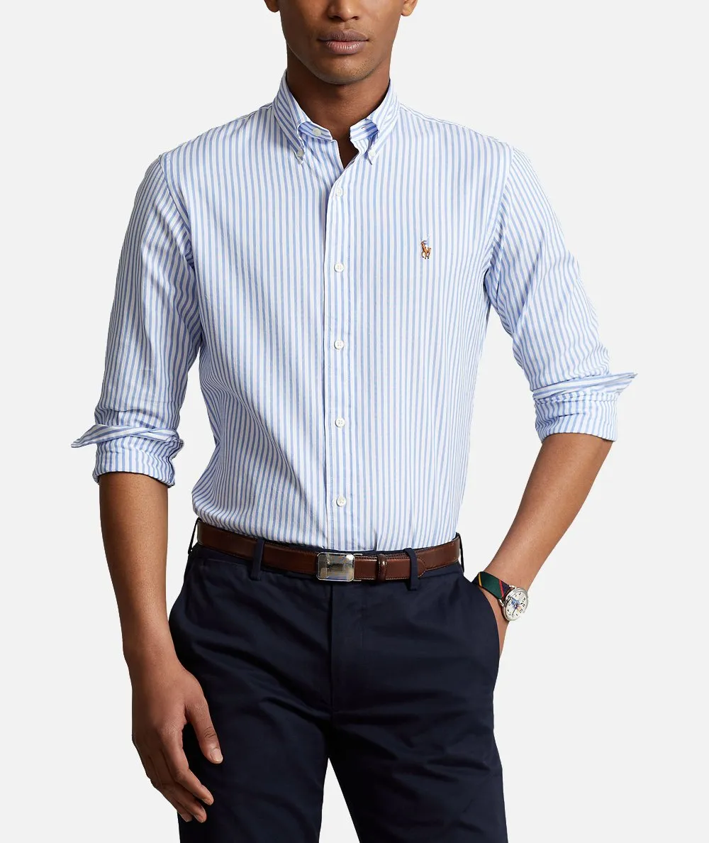 POLO RALPH LAUREN UOMO--Camicia Oxford Elasticizzata a righe