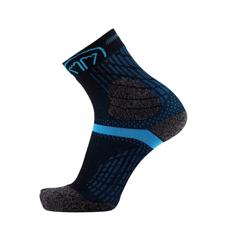SIDAS Calzini DOUBLE TRAIL (nero/turchese)